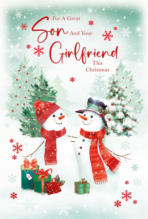 Cherry Orchard 'For A Great Son & Your Girlfriend' Christmas Card