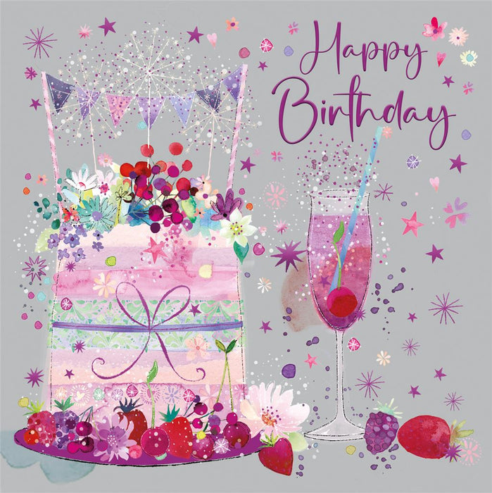 Cherry Orchard 'Happy Birthday' Birthday Card
