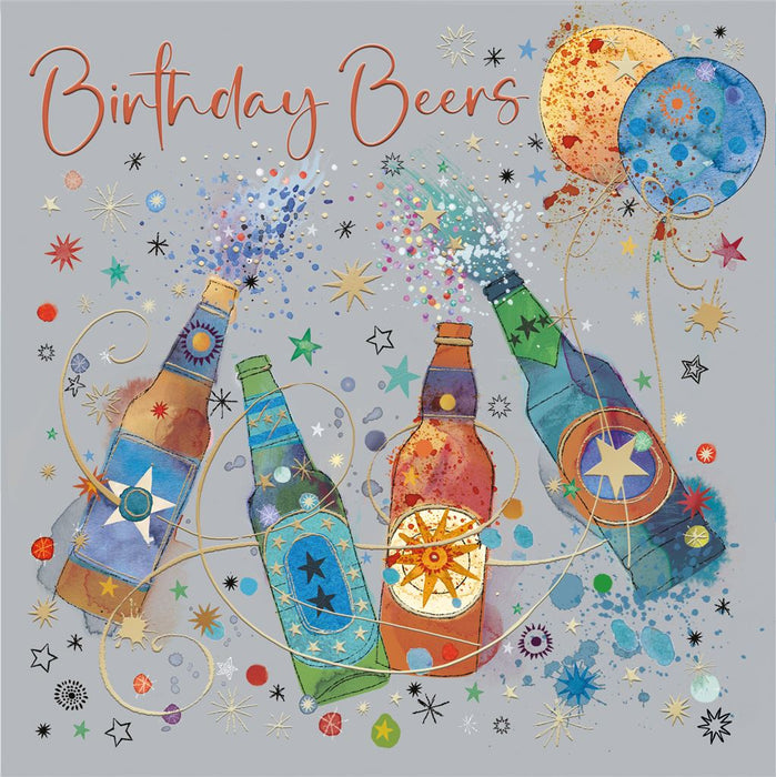 Cherry Orchard 'Birthday Beers' Birthday Card