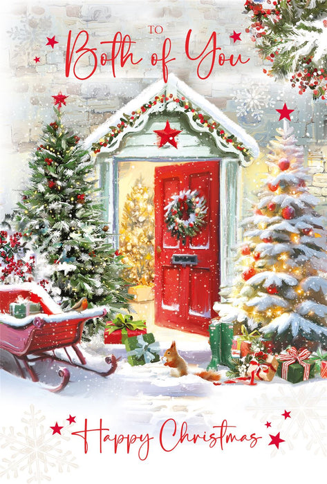 Cherry Orchard 'To Both Of You' Christmas Card
