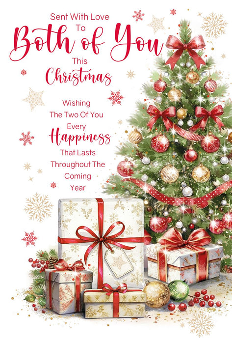 Cherry Orchard ' Sent With Love To Both Of You' Christmas Card