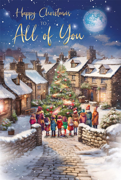 Cherry Orchard 'Happy Christmas To All Of You' Christmas Card