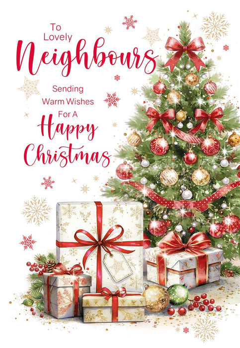 Cherry Orchard 'To Lovely Neighbours' Christmas Card