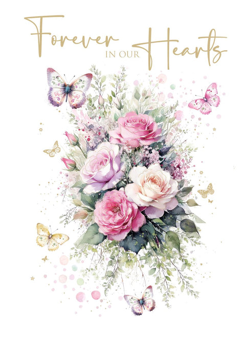 Cherry Orchard 'Forever In Our Hearts' Sympathy Card