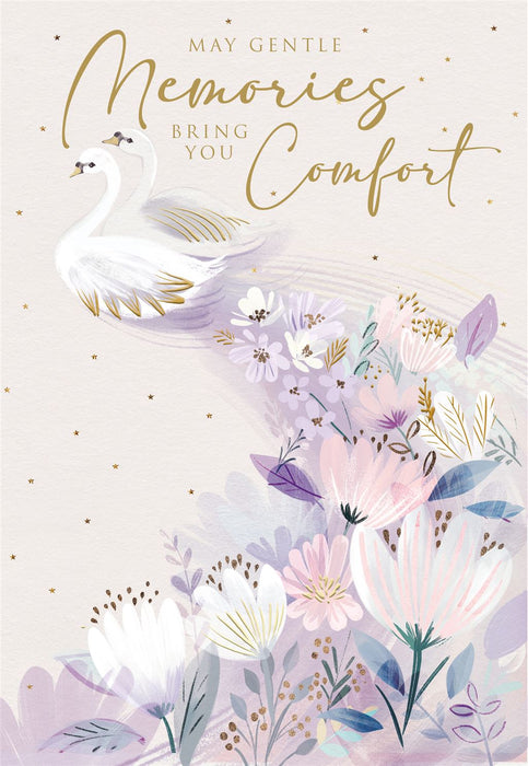 Cherry Orchard 'May Gentle Memories Bring You Comfort' Sympathy Card