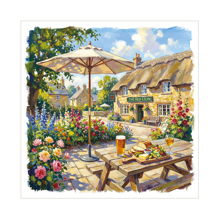 Cherry Orchard 'Pub Garden' Open Card