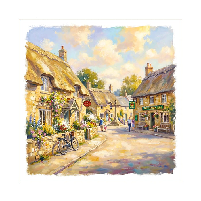 Cherry Orchard 'Cotswold Village' Open Card