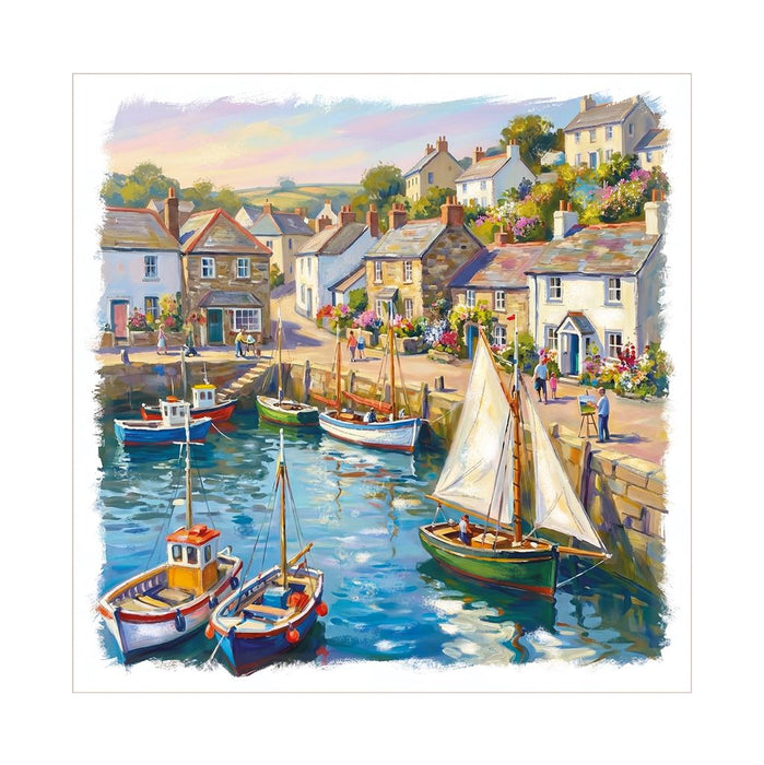 Cherry Orchard 'Cornish Harbour' Open Card
