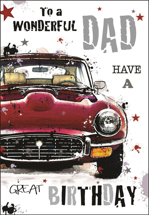 Jonny Javelin 'To A Wonderful Dad' Birthday Card