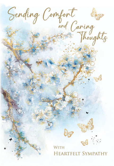 Cherry Orchard 'Sending Comfort And Caring Thoughts' Sympathy Card