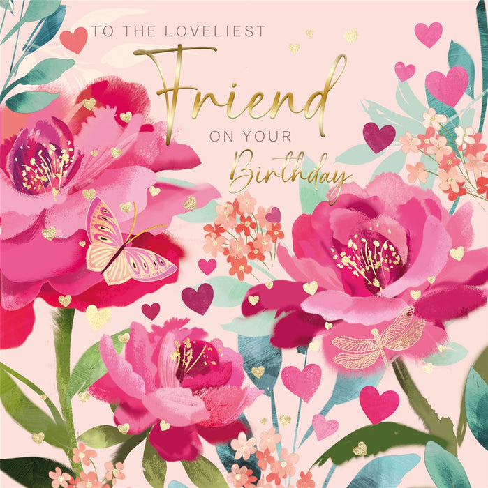 Cherry Orchard 'To The Loveliest Friend' Birthday Card