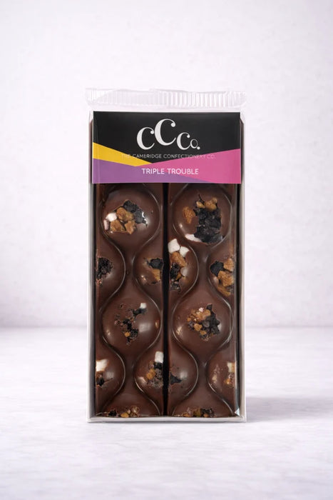 Cambridge Confectionery Company Milk Chocolate Trio Barrel Bar -  Triple Trouble