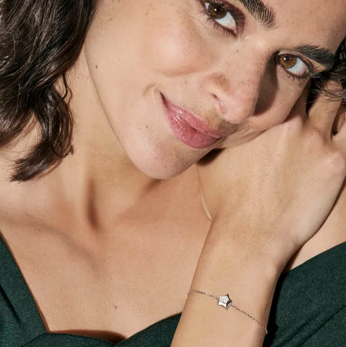 Nomination Petit Sparkle Star With Crystal Bracelet