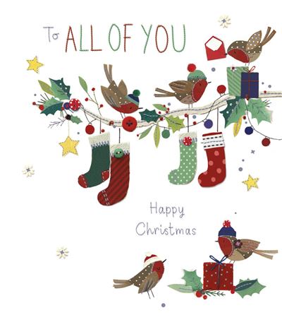 UKG 'To All Of You Happy Christmas' Christmas Card
