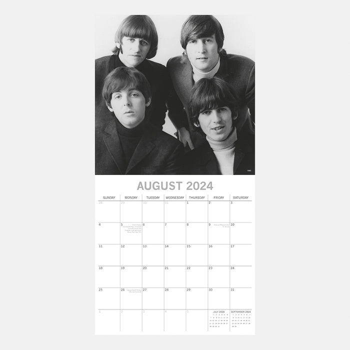 The Gifted Stationary Company 2024 Square Wall Calendar - The Beatles