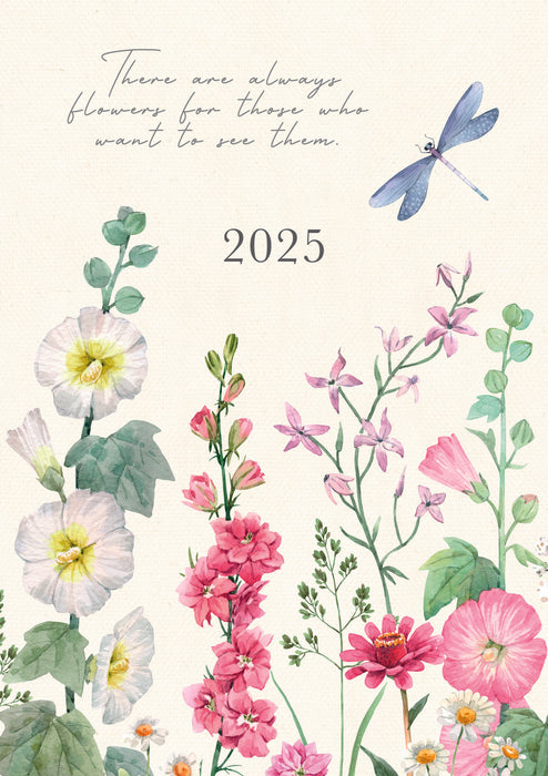 The Gifted Stationery Company 2025 A6 Flexi Diary - Wild Harmony