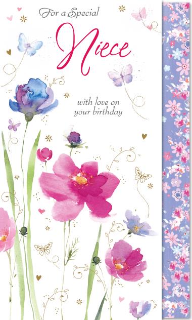 Words N Wishes 'For A Special Niece' Birthday Card
