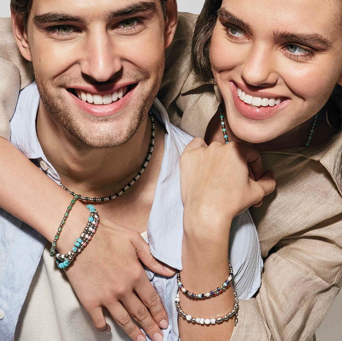 Nom Instinctstyle Sea Edition Lava Stone Bracelet