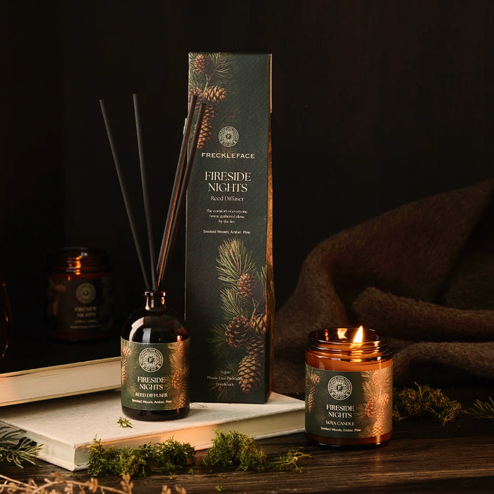 Freckleface Scent Library Reed Diffuser - Fireside Nights