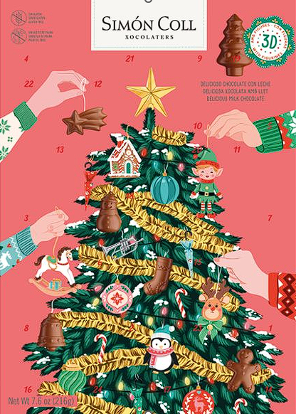 Simón Coll Christmas Tree Advent Calendar
