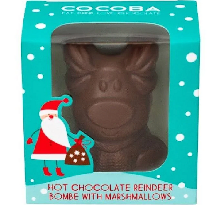 Cocoba Single Blonde Reindeer Hot Chocolate Bombe