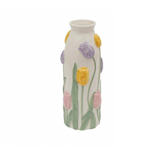Sifcon Tulip Embossed Vase