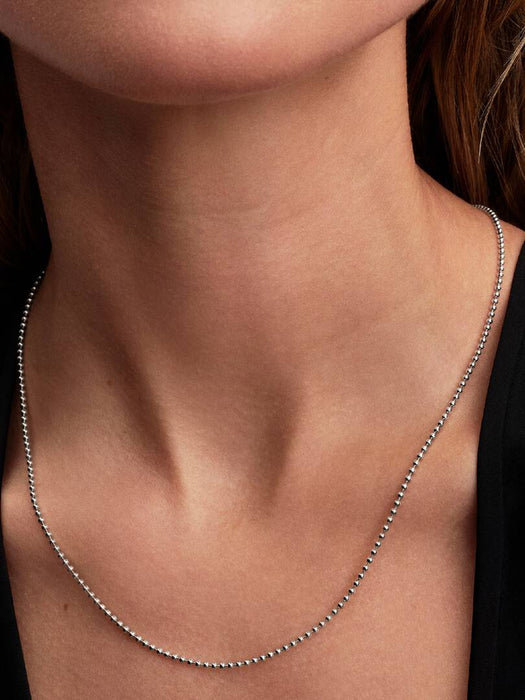 Pandora Ball Chain Necklace Sterling Silver