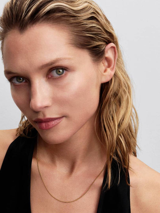 Pandora Ball Chain Necklace 14k Gold Plating