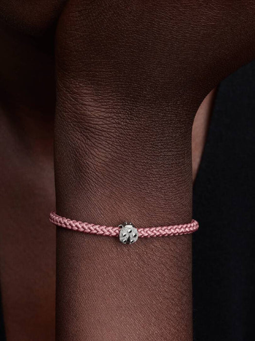 Pandora Textured Ladybird Mini Charm Sterling Silver