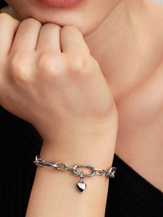 Pandora Heart Mini Dangle Charm Sterling Silver