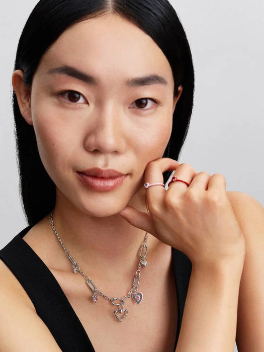 Pandora Heart Mini Dangle Charm Sterling Silver