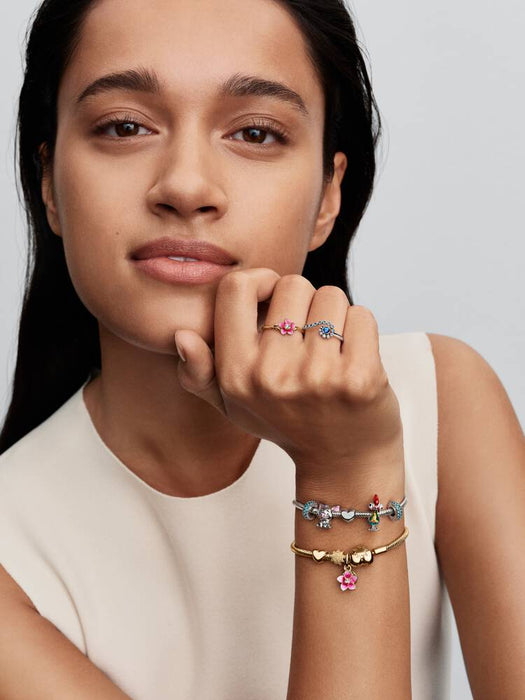 Pandora Disney Moana Flower Ring 14k Gold Plating