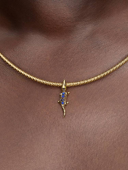 Pandora Alligator Charm 14k Gold Plating
