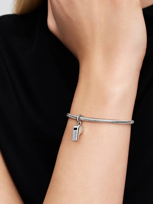 Pandora Referee Whistle Dangle Charm Sterling Silver