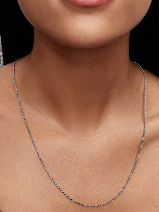 Pandora Rope Chain Necklace Sterling Silver