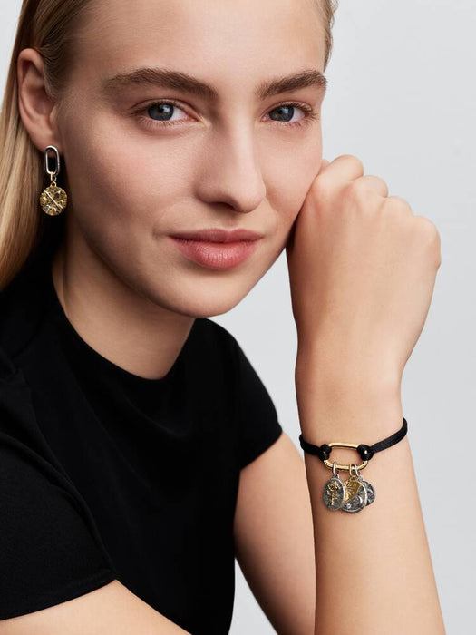 Pandora Openable Link Cord Bracelet 14k Gold Plating