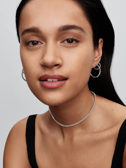 Pandora Sparkling Mini Hoop Earrings 14k Gold Plated