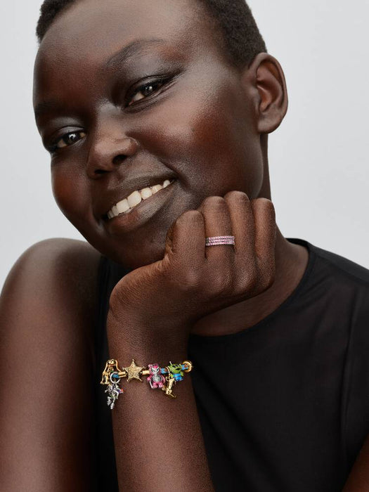 Pandora Disney Stitch Blue Heart Charm Sterling Silver