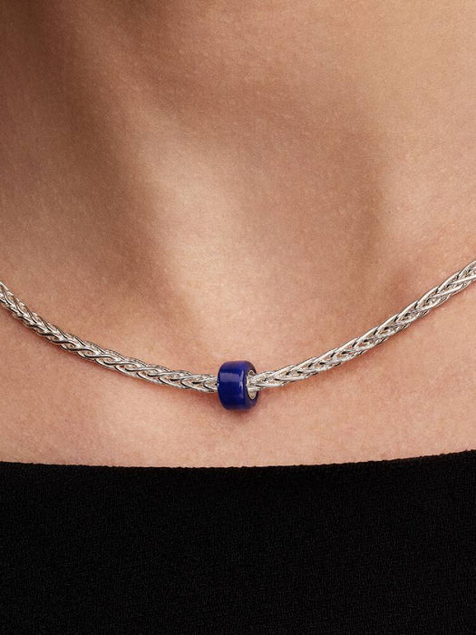 Pandora Blue Murano Glass Mini Charm Sterling Silver
