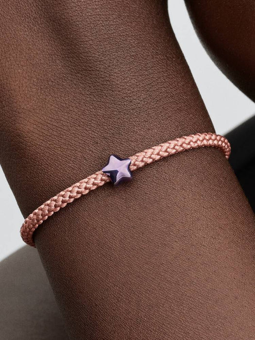 Pandora Purple Star Mini Charm Sterling Silver