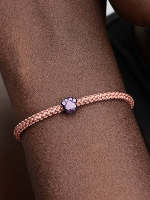Pandora Purple Paw Mini Charm Sterling Silver