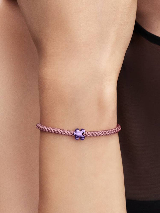 Pandora Purple Puzzle Piece Mini Charm Sterling Silver