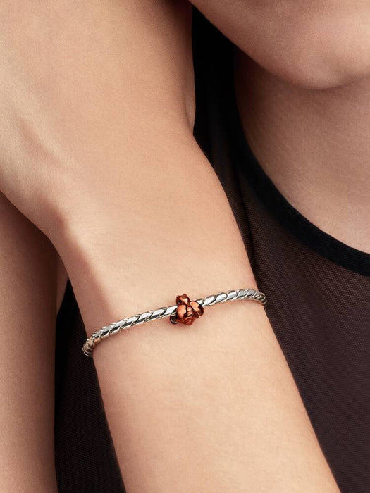 Pandora Orange Bee Mini Charm Sterling Silver