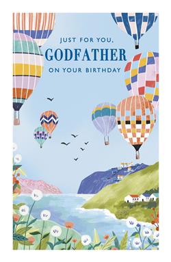 UKG 'Just For You Godfather' Birthday Card