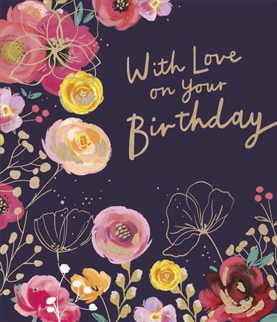 UKG 'With Love On Your Birthday' Birthday Card