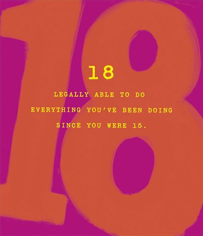 UKG '18 And Legally Able To Do The Things...' Birthday Card
