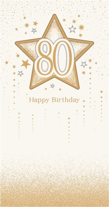 UKG '80 Happy Birthday' Birthday Card