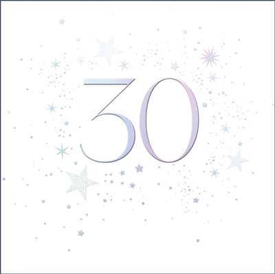 UKG '30' Birthday Card