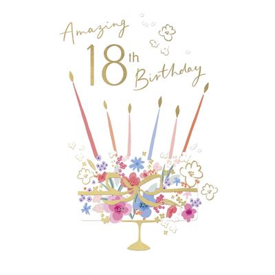 UKG 'Amazing 18th Birthday' Birthday Card