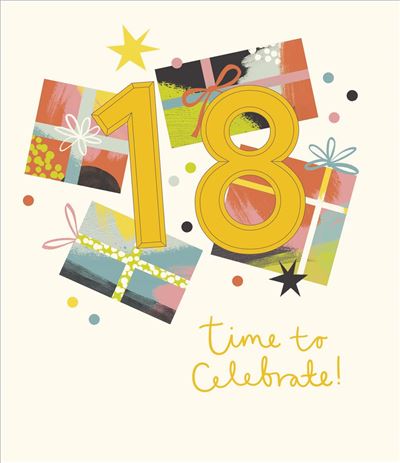 UKG '18 Time To Celebrate' Birthday Card